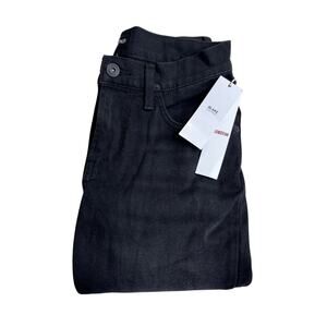 HUDSON Women's Blake Denim Jeans Slim Straight Black Size 28